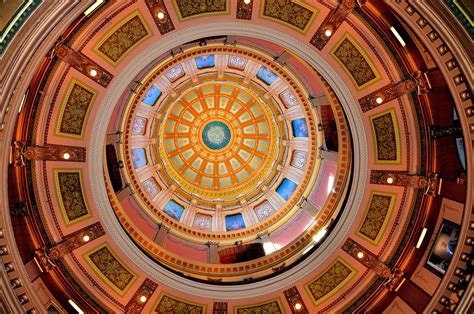 Michigan State Capitol Rotunda Dome in Lansing, Michigan - Encircle Photos