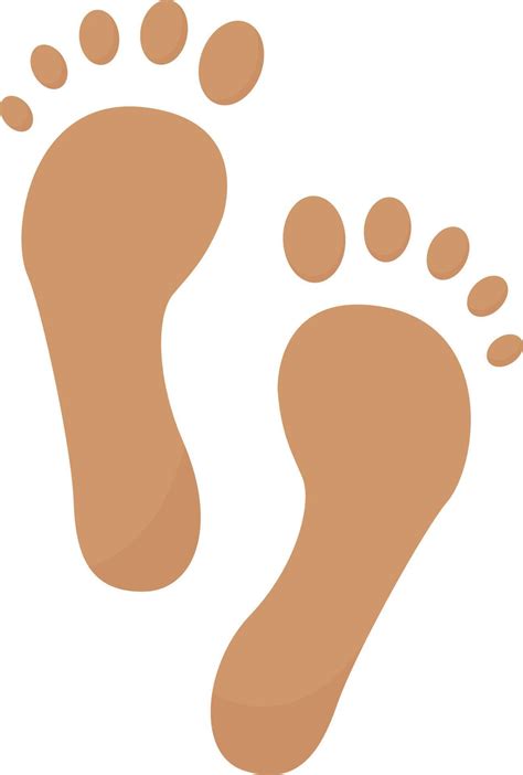 Foot steps, illustration, vector on white background. 13820183 Vector ...