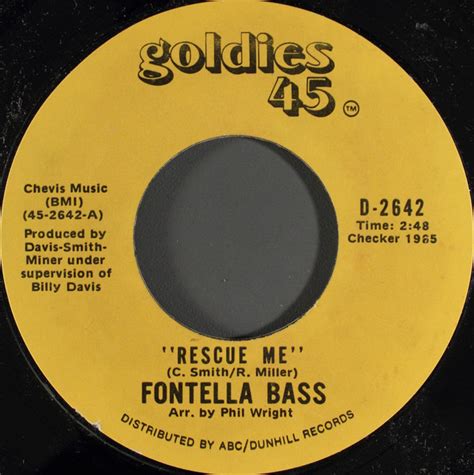 Fontella Bass – Rescue Me (Vinyl) - Discogs