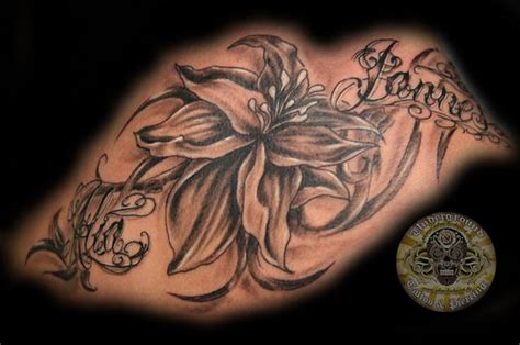 chicano script name flower by 2Face-Tattoo on DeviantArt