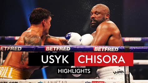 OLEKSANDR USYK VS DEREK CHISORA 👊 | The fight in 60 seconds! - YouTube