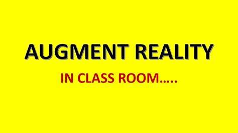 AUGMENT REALITY IN CLASSROOM ~ WORLD OF SCIENCE
