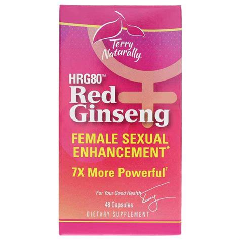 Red Ginseng HRG80 Female Sexual Enhancement, Terry Naturally