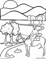 Wild West Coloring Pages At GetColoringscom  Free Printable Colorings sketch template