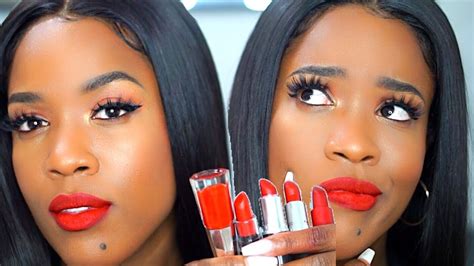 Red Lipstick Colors For Dark Skin | Makeupview.co