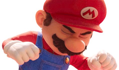 Fierce Stare Mario Sticker – Fierce Stare Mario The Super Mario Bros Movie – discover and share GIFs