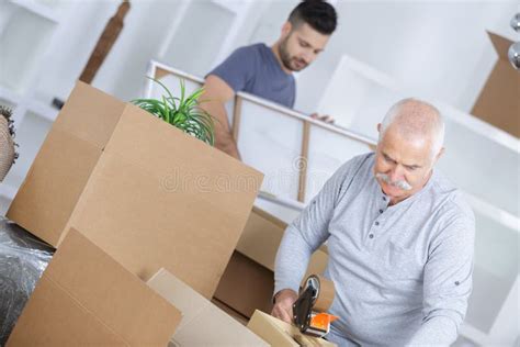 Moving Home and Packing Boxes Stock Image - Image of holiday, country ...