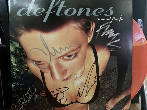 Deftones - Around the Fur (signed, orange vinyl) : r/heavyvinyl