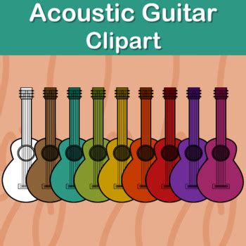 Guitar clipart / music clipart / Digital clip art / commercial | TPT