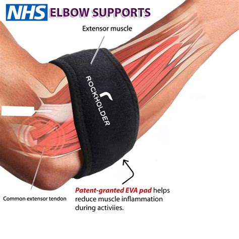 Tennis Elbow Support Brace Strap for Arthritis/Golfers pain Band with EVA pad uk | eBay