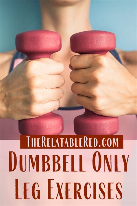 Dumbbell only leg exercises – Artofit