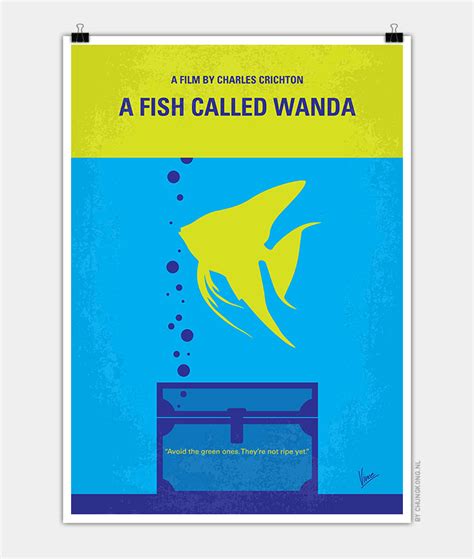 No389 My A Fish Called Wanda minimal movie poster | CHUNGKONG