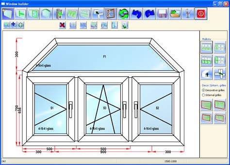 Window openings : you can design different window openings