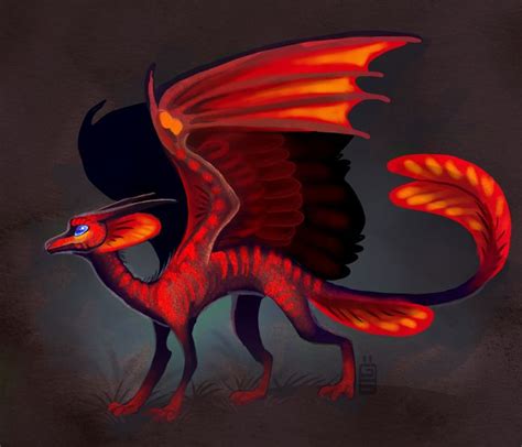 Red dragon by griffsnuff.deviantart.com on @DeviantArt | Mythical creatures, Mythical animal ...