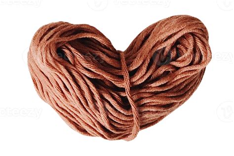 Brown yarn isolated on a transparent background 22218950 PNG