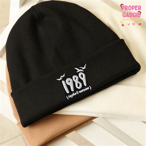 Taylors 1989 Embroidery Beanie, Swiftie Beanie, Swiftie Gift, Eras Inspired Beanie, Taylor ...