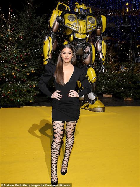 Hailee Steinfeld at the Bumblebee movie premiere in Berlin, Germany