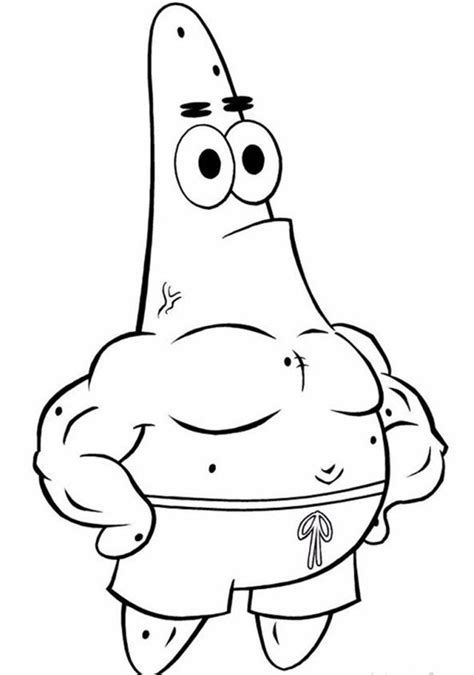 Spongebob And Patrick Coloring Page - Coloring Home