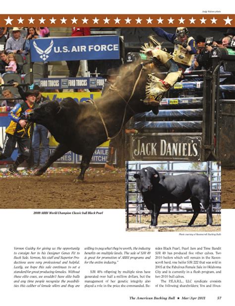 The American Bucking Bull Magazine - March/April Issue by ABBI - Issuu