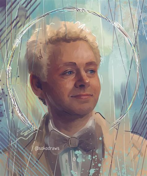 Good Omens/ Aziraphale - Good Omens Fan Art (42893198) - Fanpop