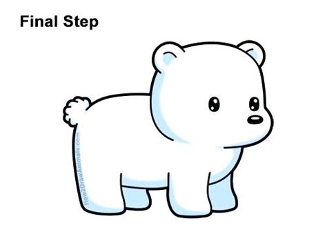 Baby Polar Bear Drawing | Free download on ClipArtMag