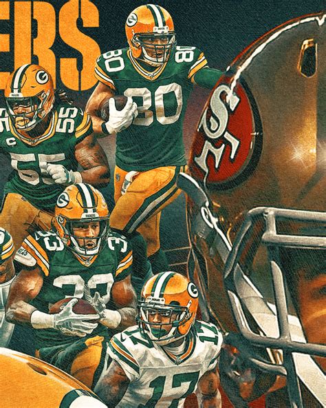 Packers vs 49ers NFC Championship :: Behance