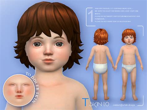 Sims 4 toddler skin - fozmiami