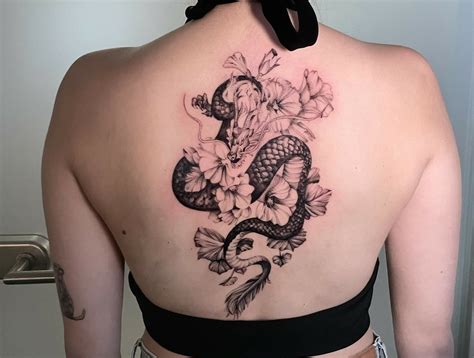 Discover 76+ dragon with cherry blossoms tattoo latest - in.eteachers