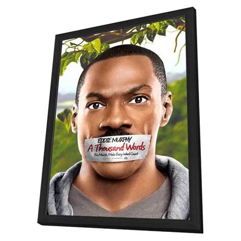 A Thousand Words (2012) 11x17 Framed Movie Poster - Walmart.com - Walmart.com