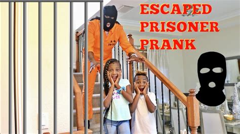 Escaped Prisoner Prank On Kids - YouTube