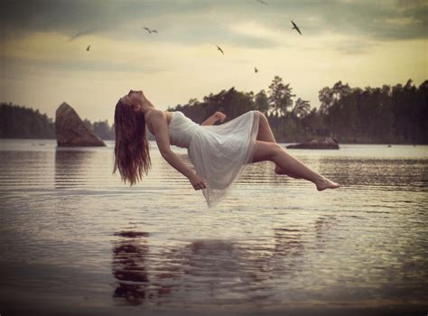 Photograph Birdfeatherhuman by Marleen Saarloos on 500px Levitation Photography, Surrealism ...