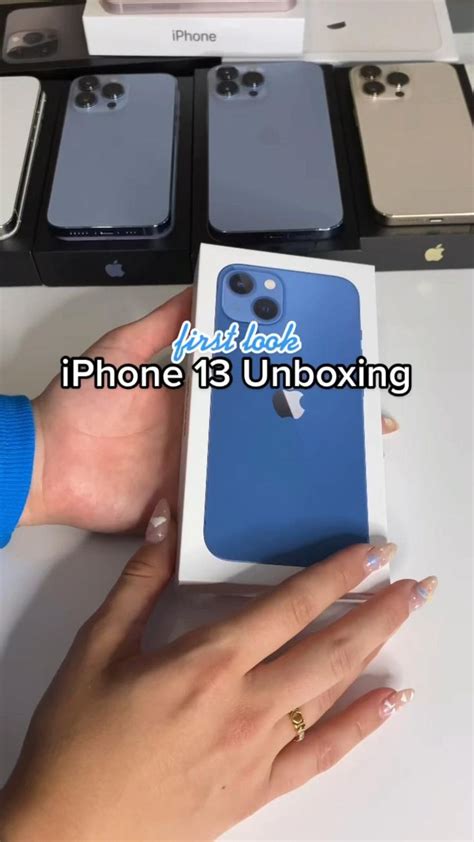 Blue iPhone 13 Unboxings ASMR | Iphone, Unboxing, Tech hacks