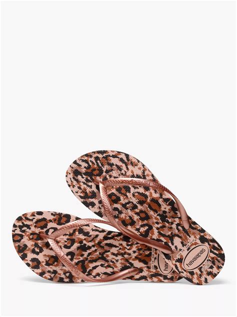 Havaianas Children's Animal Print Flip Flops, Multi