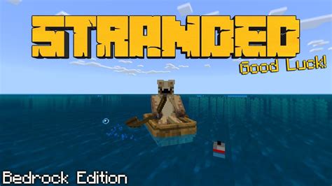 STRANDED Bedrock Edition Custom Survival Map W/Download - YouTube