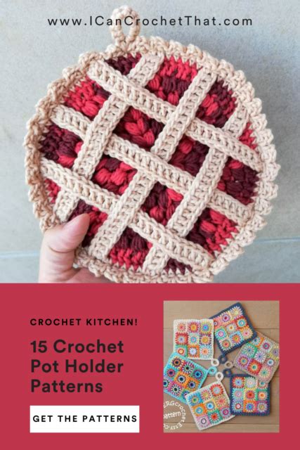 15 Crochet Pot Holder Patterns - Modern, Vintage & More!