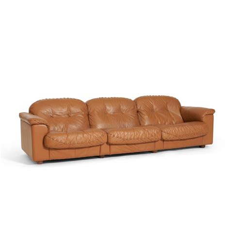 De Sede Leather Sofa, DS 101 at 1stDibs