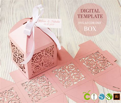 Free Cricut Box Templates - Printable Word Searches