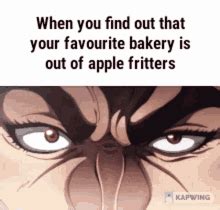 Baki Fritter Apple Fritter GIF - Baki Fritter Apple Fritter Baki ...