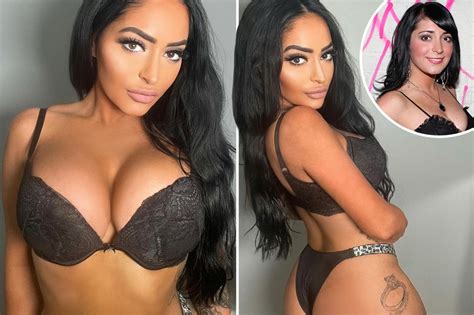 Jersey Shore's Angelina Pivarnick looks unrecognizable as she shows off her butt lift surgery in ...