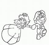 Printable Princess Peach Coloring Pages  Coloring Home sketch template