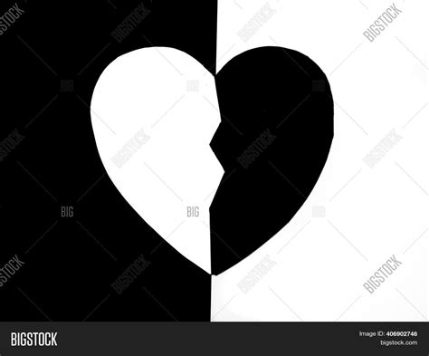 Half Black Half White Image & Photo (Free Trial) | Bigstock