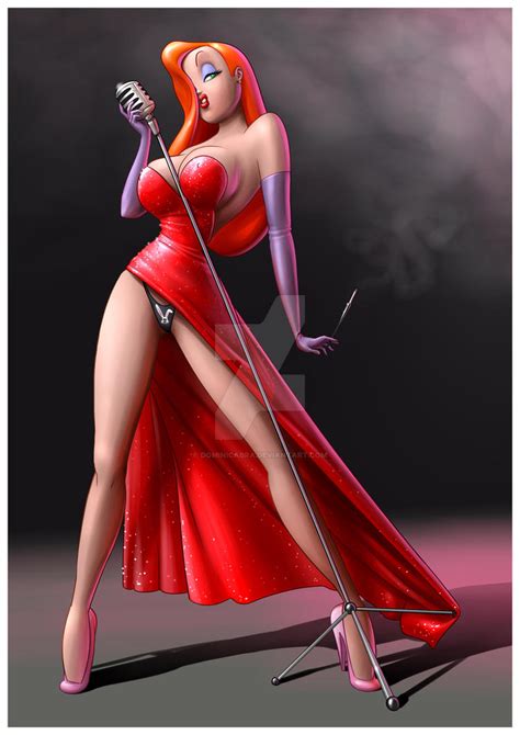 Jessica Rabbit Pin-up by Dominicabra on DeviantArt