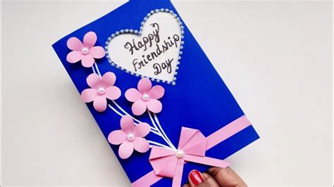 DIY Friendship Day Card /How to make greeting card for Best friend ...