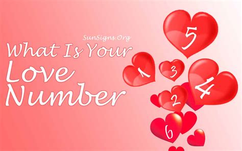 What Is Your Love Number? | SunSigns.Org