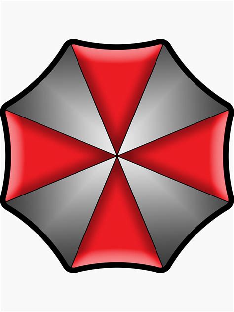 "the Umbrella Corp logo" Sticker by EzzatAbuShanap | Redbubble