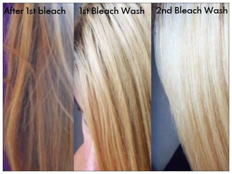 bleach bath hair before and after - Lachelle Mobley