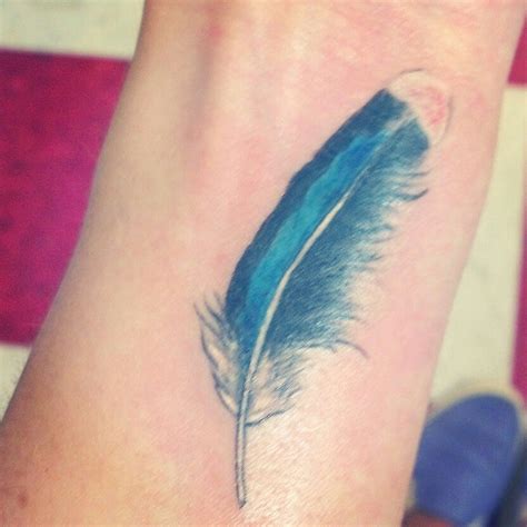 Blue Jay Feather Tattoo - Printable Calendars AT A GLANCE
