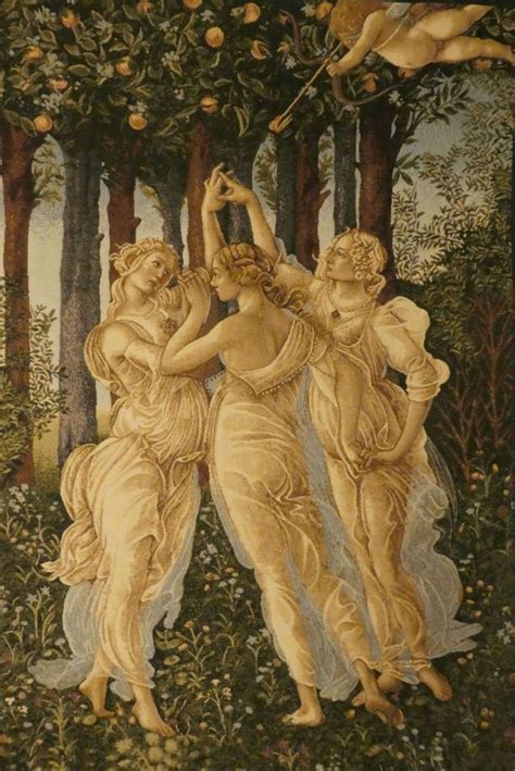 The Three Graces tapestry | Botticelli art, Renaissance art paintings, Renaissance art