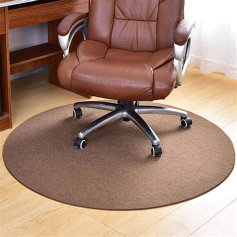 YINN Round Chair Mat for Low Pile Carpet Floor Protector,Scratch-Resistant Hardwood Floor,Non ...