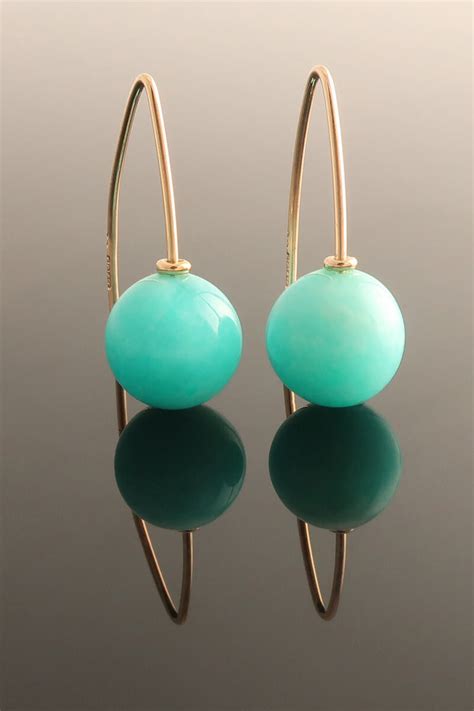 Gold drop earrings | Gemstones & pearl drop earrings | Silver stud earrings | Handmade in ...
